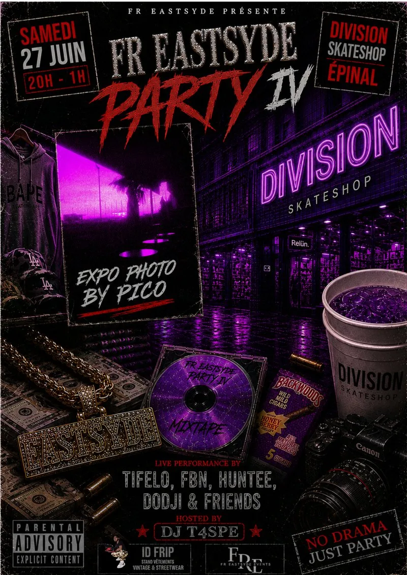 FR Eastsyde Party 4 — Affiche officielle